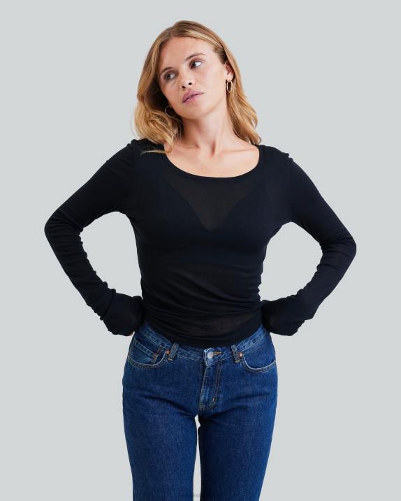 tl högsta skiktning svart Bik Bok Kläder 6T6V240