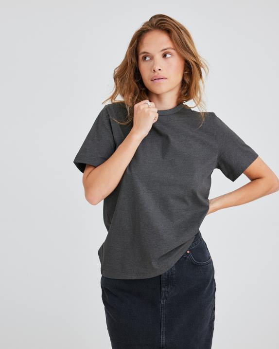 ts perfekt dk. mel mörkgrå melange Bik Bok Kläder 6T6V184