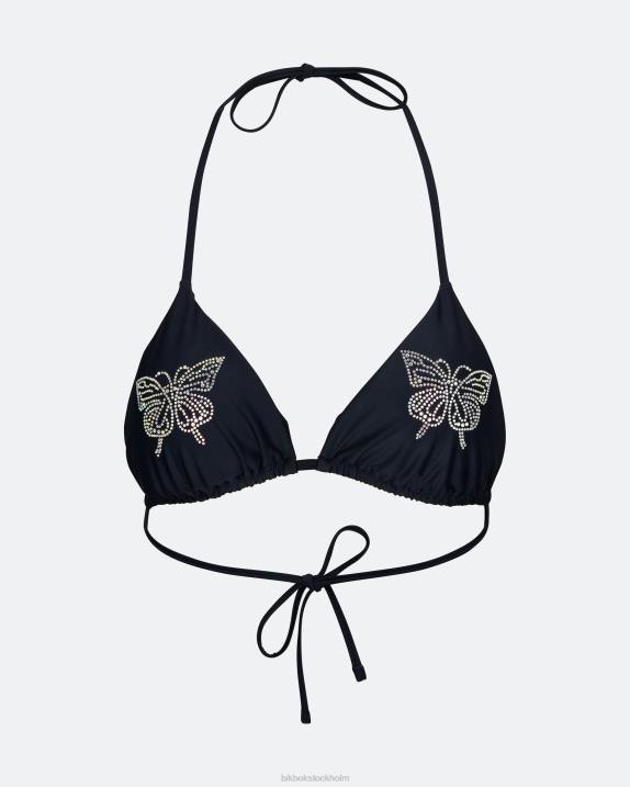 iw florida strass topp svart Bik Bok Kläder 6T6V393