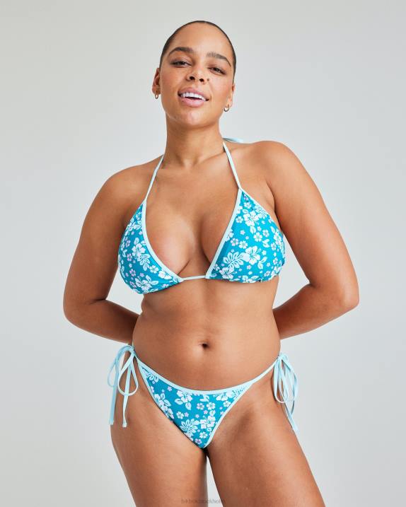 iw het tjej sommar kontrast b blå Bik Bok Kläder 6T6V359