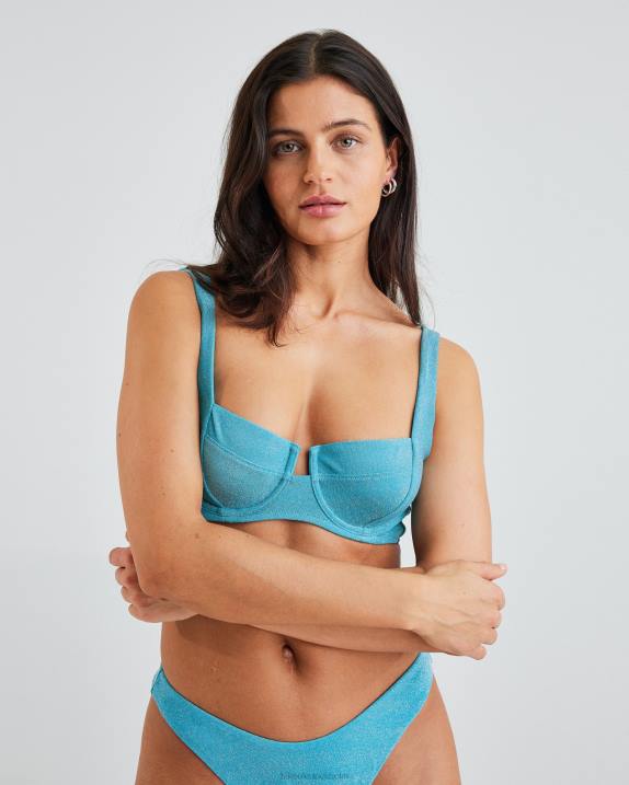 iw italy lurex topp turkos Bik Bok Kläder 6T6V398