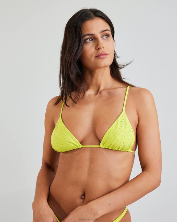 iw mykonos strass topp limegrön Bik Bok Kläder 6T6V334