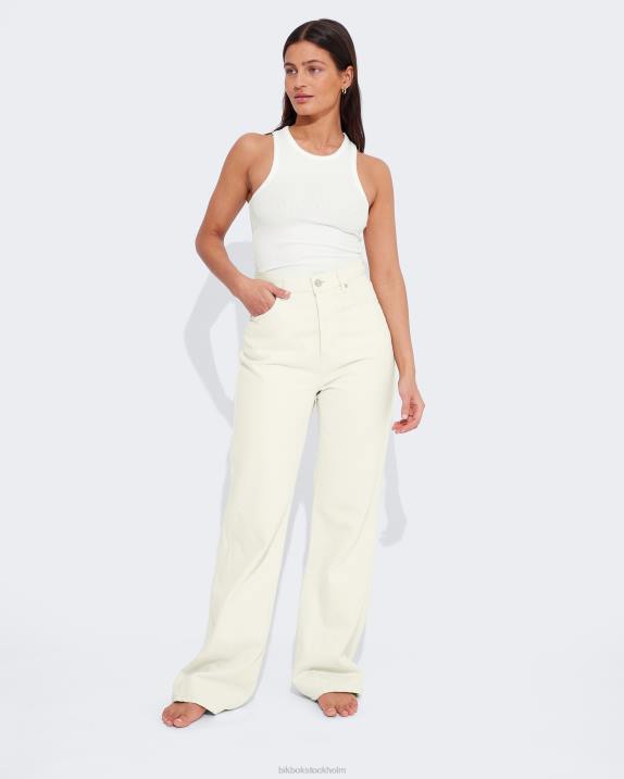 jp vanlig bred ecru benvit Bik Bok Kläder 6T6V41