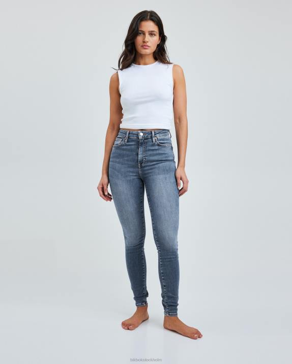 peachy high sea jeans blå Bik Bok Kläder 6T6V5