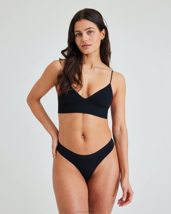 din sömlösa stringtrosa svart Bik Bok Kläder 6T6V482