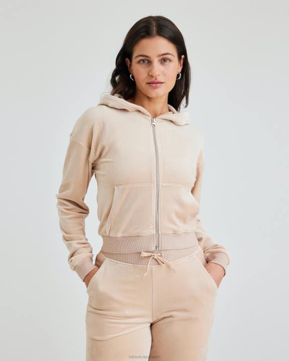 nw ikonisk zip-up ljusbrun Bik Bok Kläder 6T6V422